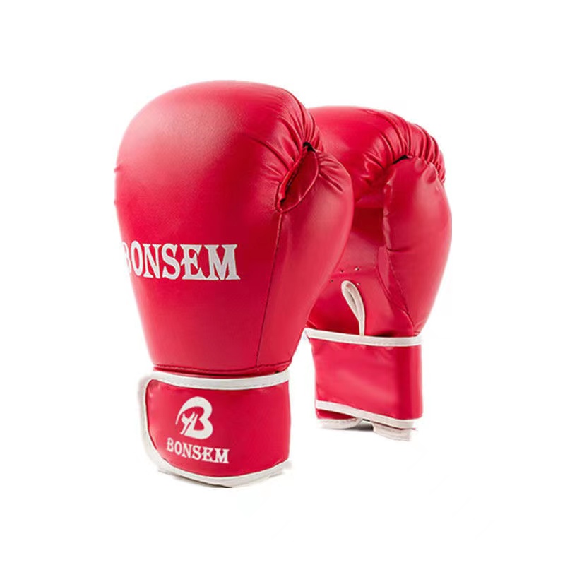Guantes de boxeo para hombres y mujeres, versión actualizada, guantes de  boxeo originales de entrenamiento profesional, guantes de boxeo, rojo, 14