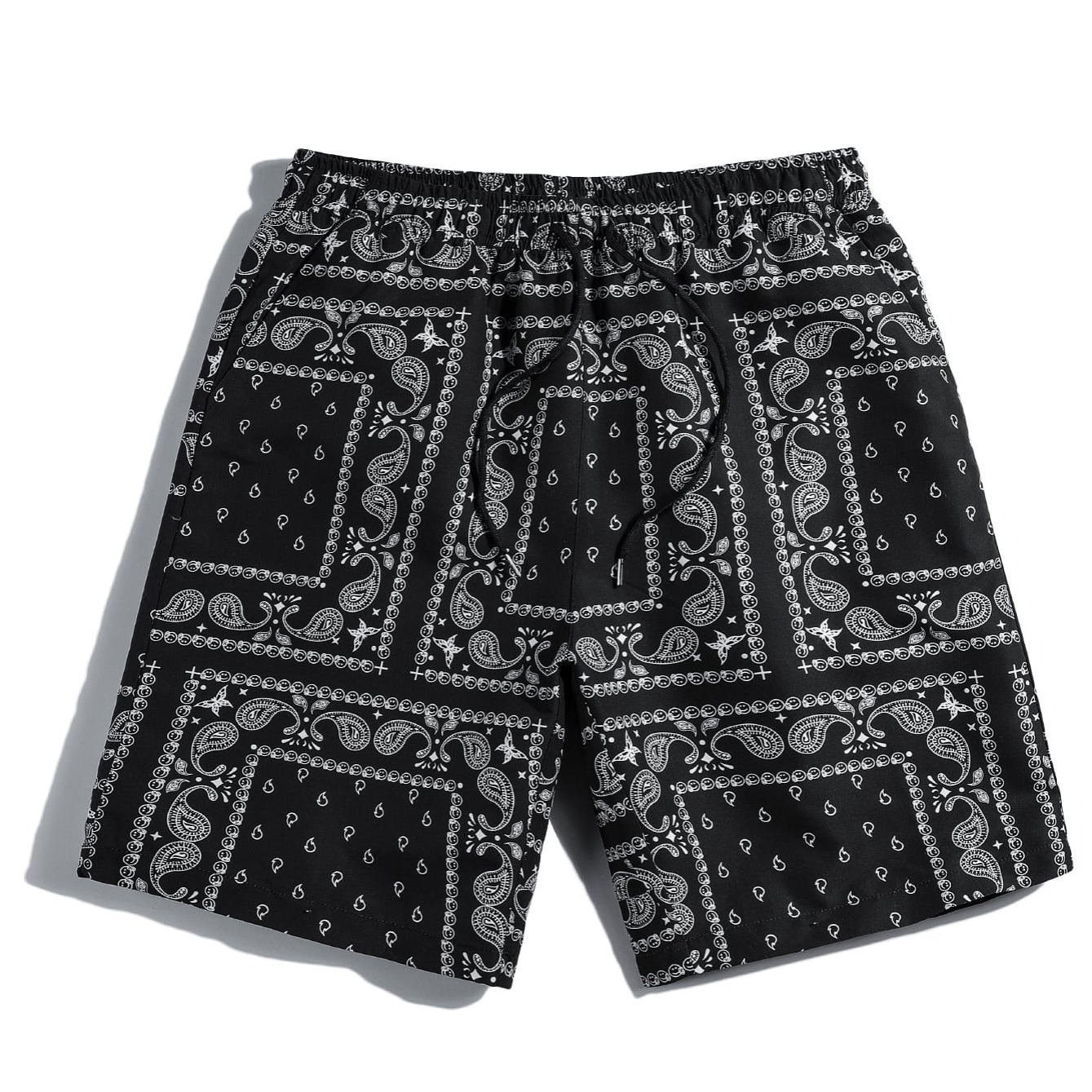 

Men's Casual Beach Shorts With Floral Pattern, Male Clothing For Summer