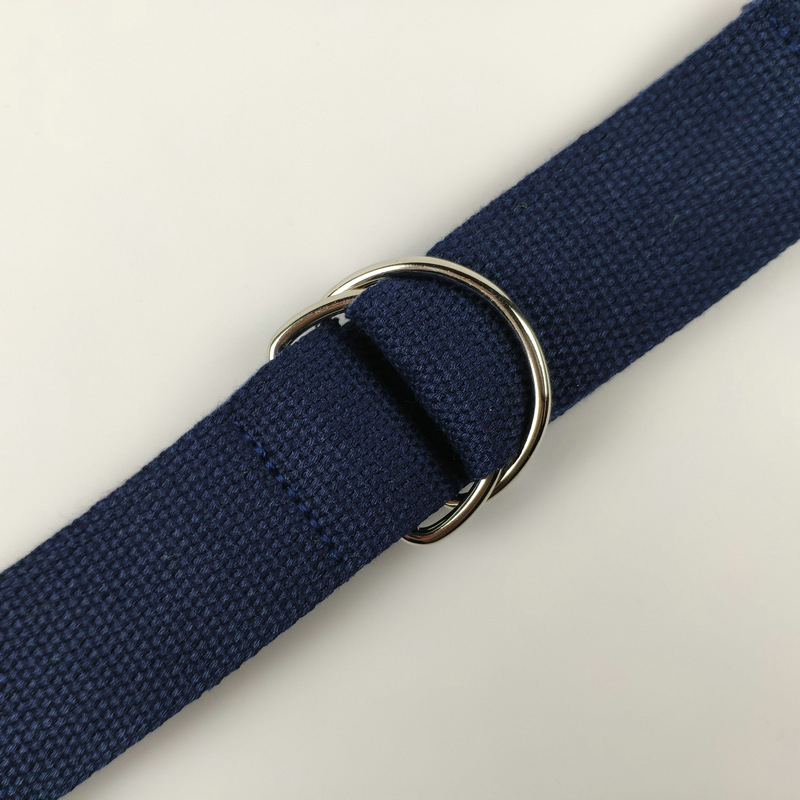 Double D Buckle Canvas Belt