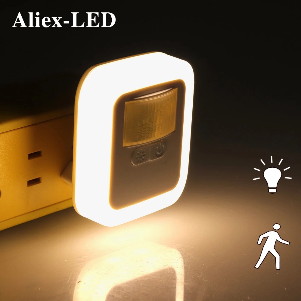  Westek Control de luz de salida con sensor de movimiento  enchufable, paquete de 2, dispositivo sensor de movimiento interior activa  las luces cuando se detecta movimiento, ideal para pasillos oscuros, 