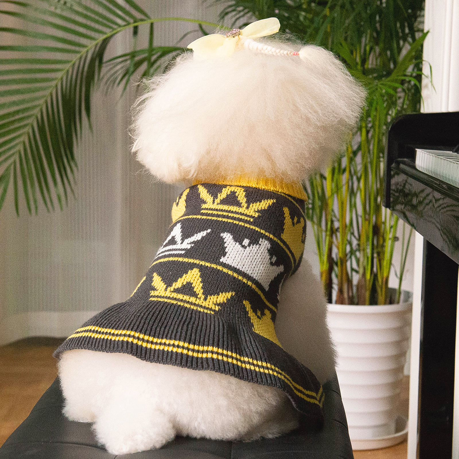 Steelers Dog Sweater 