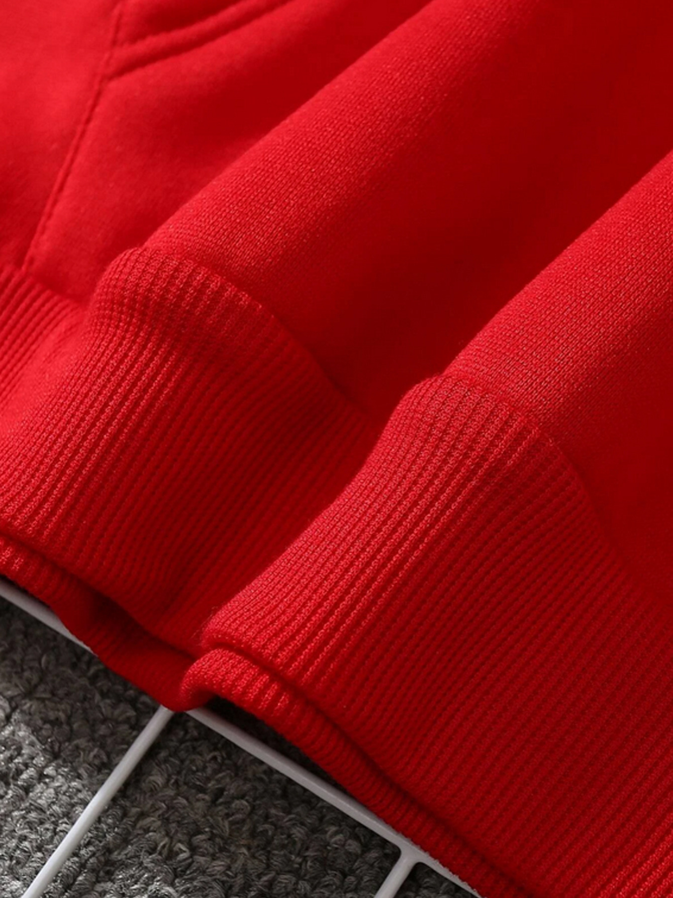 Red Fleece Sweatshirt