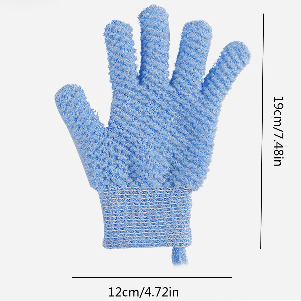 1 Pair of Random Color Bath Gloves 