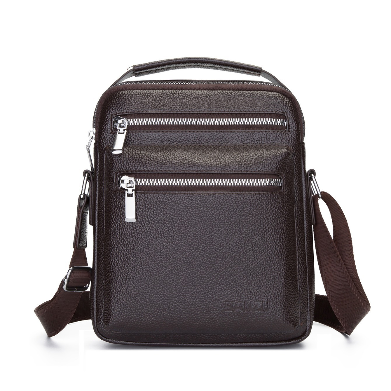 Men's Messenger Bag Business Casual One Shoulder Messenger Bag | Shop ...