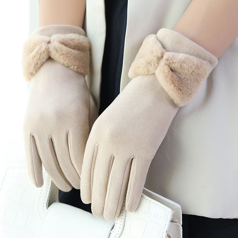 Gants femme,en matière polaire et dentelle,gants femme,gants fille
