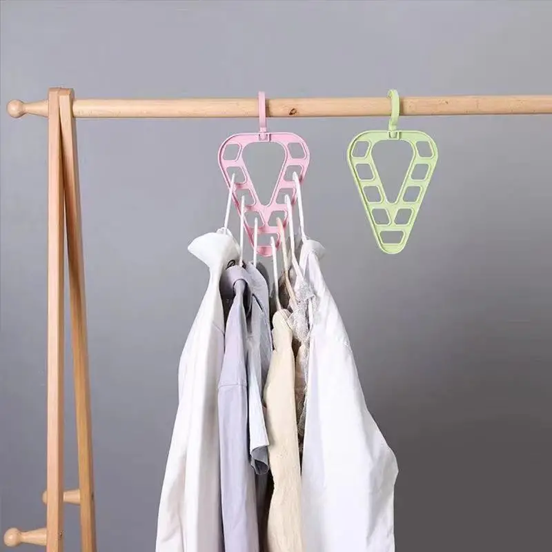 Space Triangle Clothes Hanger Connector Hooks Triple Space - Temu