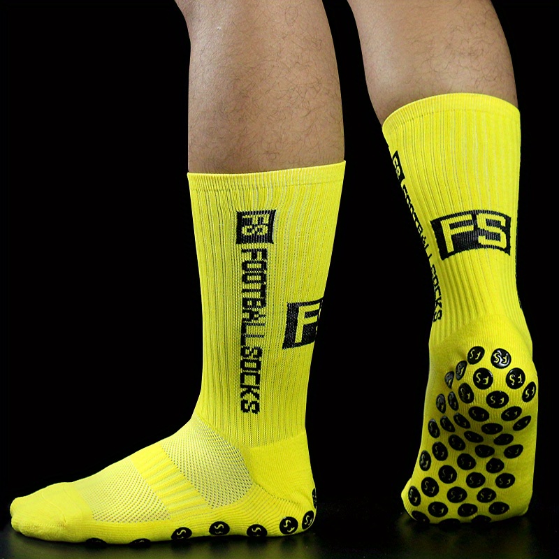 Non slip Anti friction Silicone Bottom Football Socks High - Temu