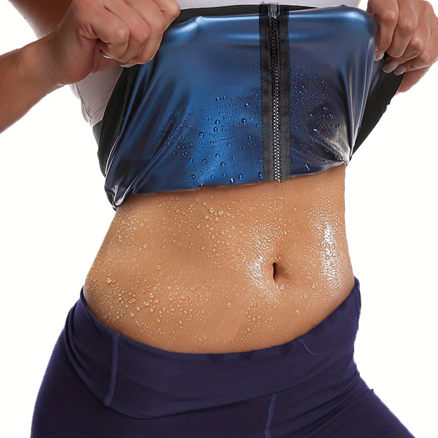 Neoprene Sweat Band Waist Trainer Women Men Lower Belly Fat Burn