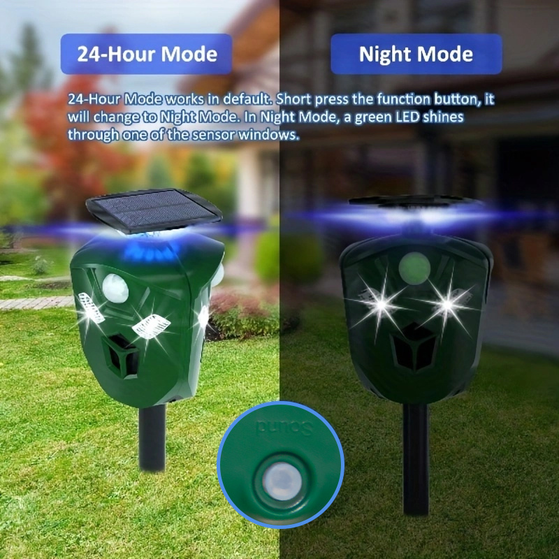 Ultrasonic Animal Repeller Motion Sensor Waterproof Cat - Temu