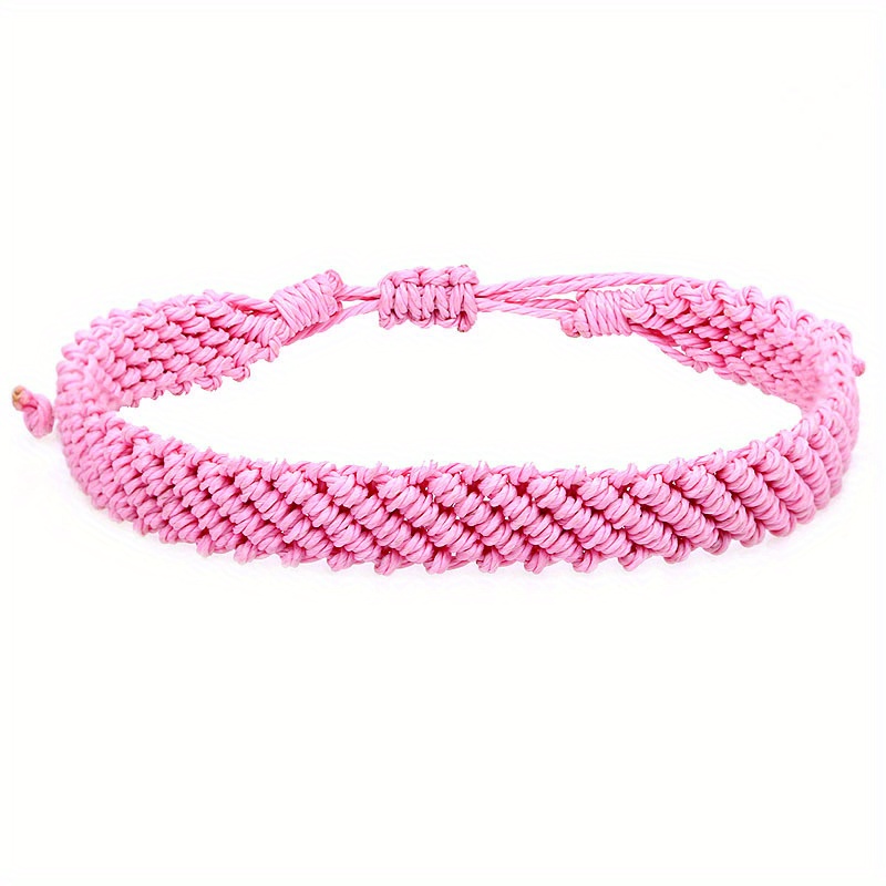 Flat on sale braided bracelet