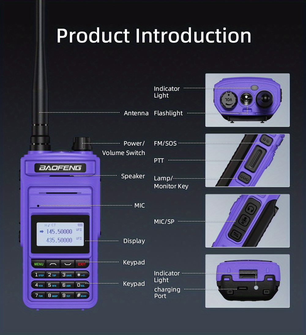 2023 BAOFENG UV999 Pro Max 10W V2 : Talkie walkie - Temu Belgium