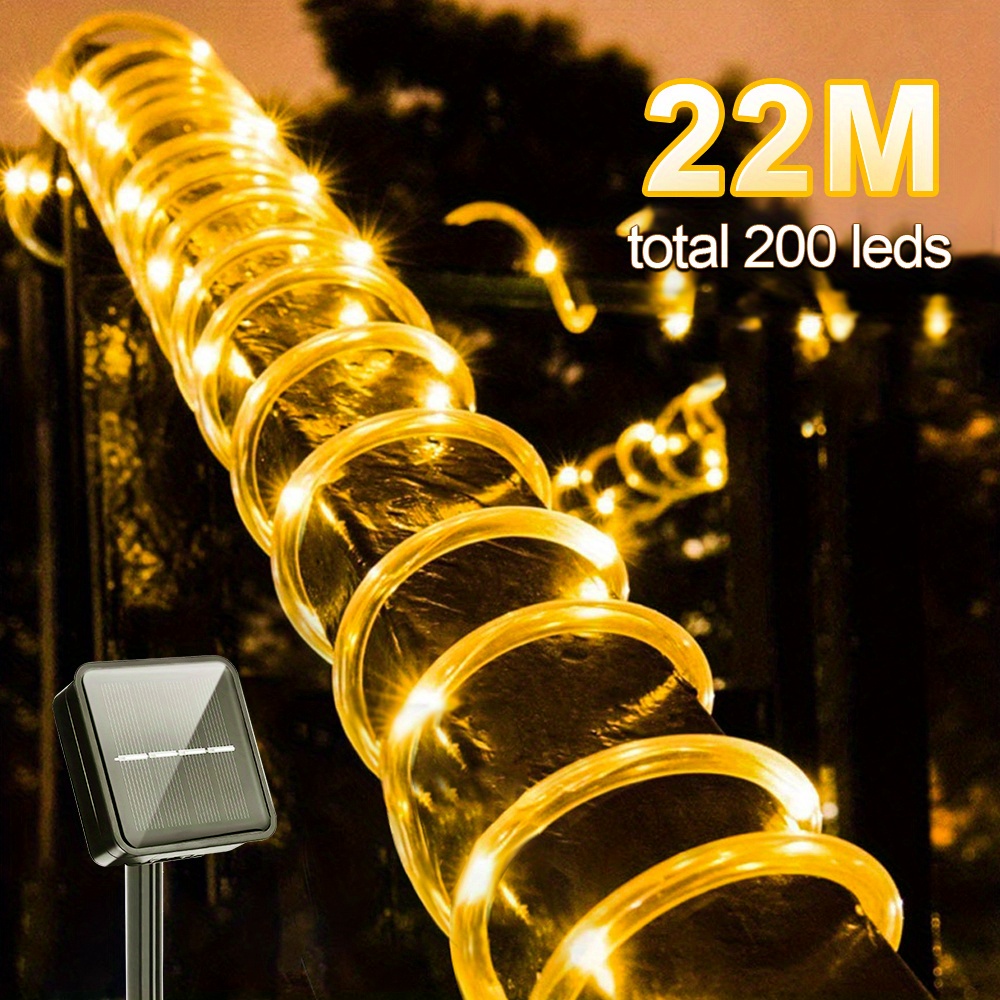 LE LED Rope Lights, 33 ft 240 LED, Low Voltage, Multi Colored, Waterproof,  Connectable Clear Tube Indoor Outdoor Light Rope and String for Deck,  Patio, Pool, Bedroom, Boat, Landscape Lighting and More