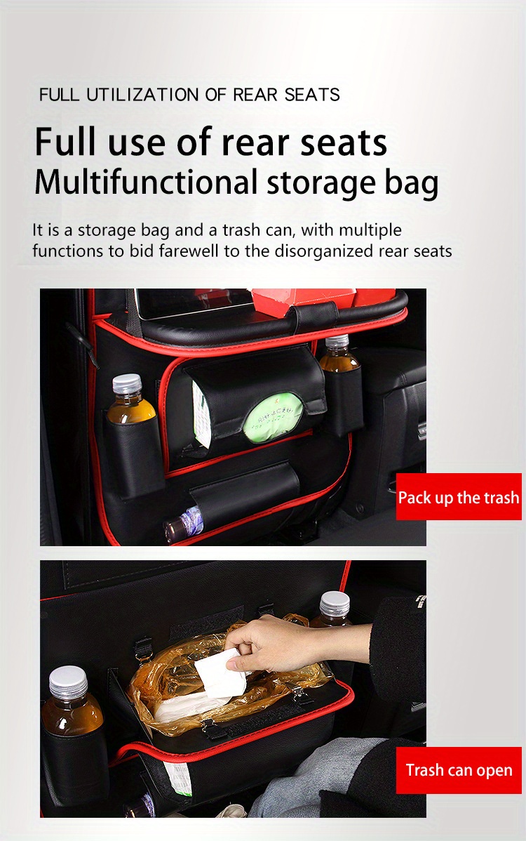 Mimigo 2-Pack Auto Rücksitz Organizer, Kick Matten Rücksitz
