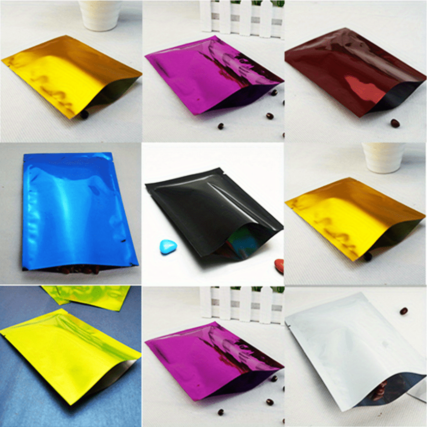 Colored Aluminum plated Flat Pockets Black Mask Packaging - Temu