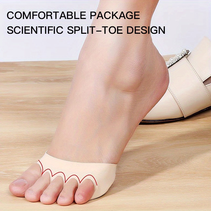 2pcs High-heeled shoes forefoot cushion anti- foot cushion foot cushion Women's half-size cushion anti-wear feet forefoot shoe cushion