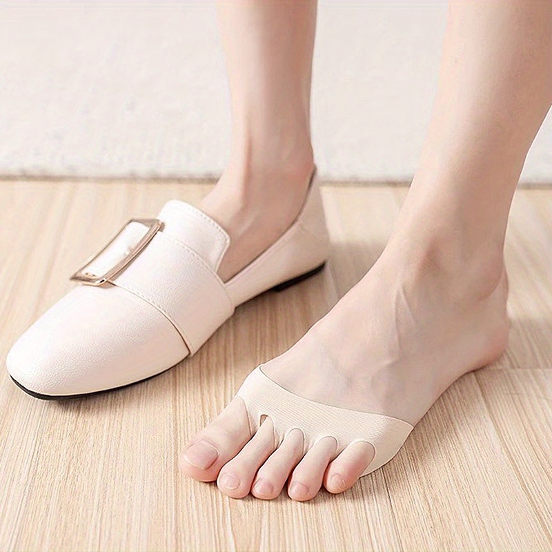 2pcs High-heeled shoes forefoot cushion anti- foot cushion foot cushion Women's half-size cushion anti-wear feet forefoot shoe cushion