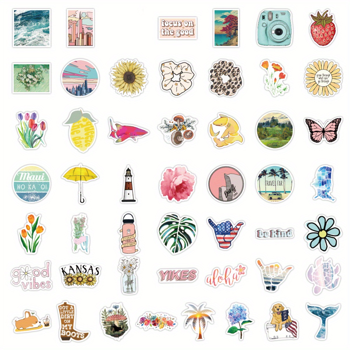 Cute Sewing Stickers Vinyl Waterproof Stickers For Water - Temu