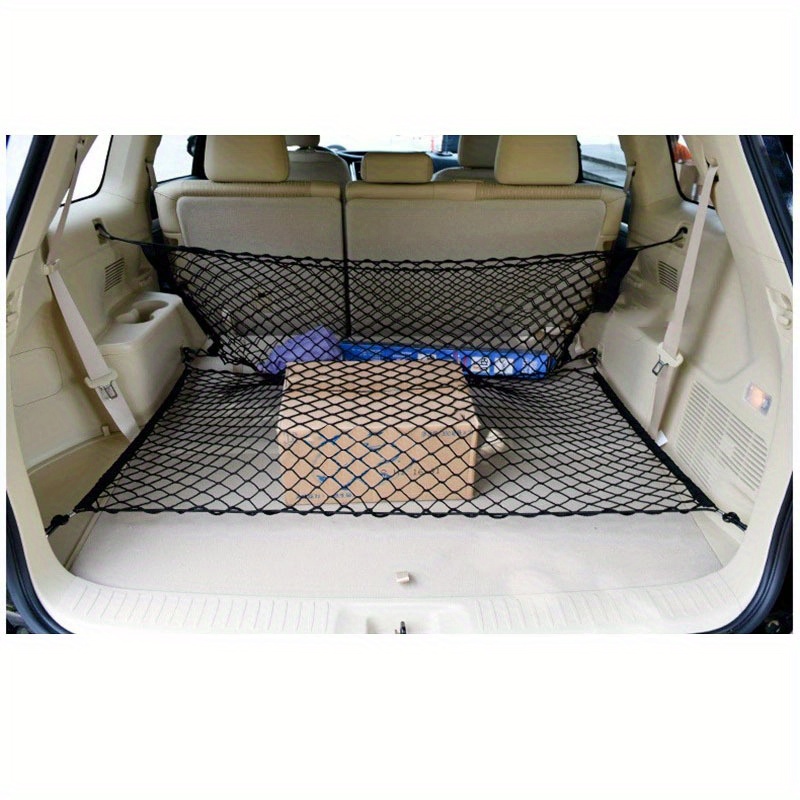 Red para maletero de coche, organizador de carga, malla de almacenamiento  para maletero para ahorrar espacio en el maletero del coche TUNC Sencillez