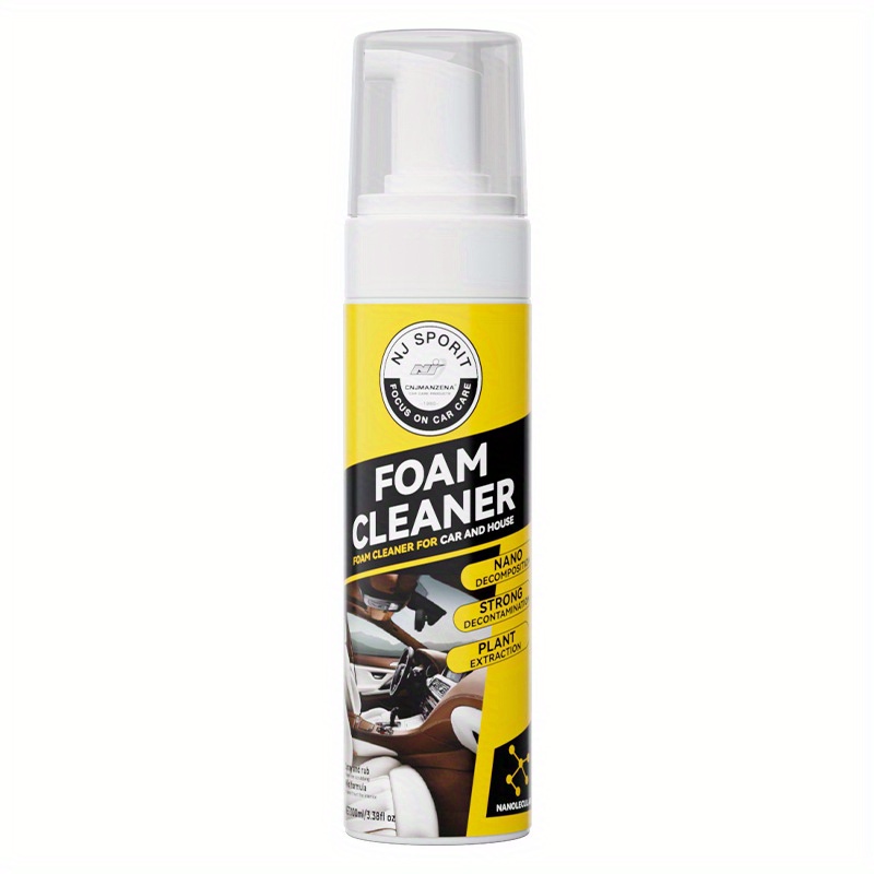 Car Seat Stain Remover Car Foam Cleanser 200ml Strong Effective Car  Interior Foam Stain Remover Multipurpose Leather Seat Foam