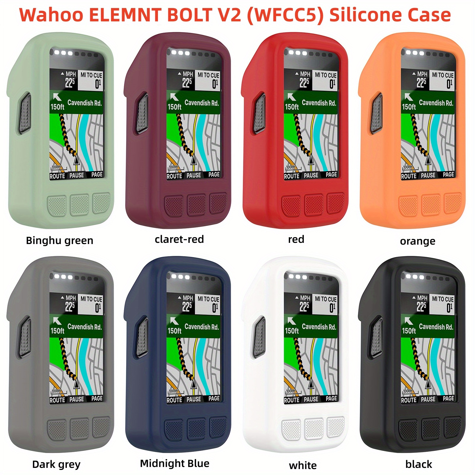 Silicone Protective Case For Wahoo Elemnt Bolt V2 Wfcc5 | Today's