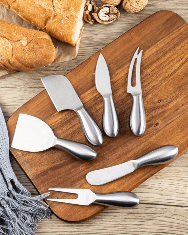 Mini Butter Knife Spread Spatula Set 6-piece set Peanut Butter Toast Spread  Butter Cheese Jam Knife Small Spatula Bread Knife