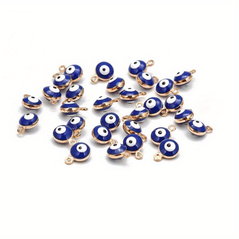 Meibeads Copper Beads Turkey Evil Eye CharmFor Jewelry Making Handmade Diy  Accessories Fashion Bracelet Necklace Findings