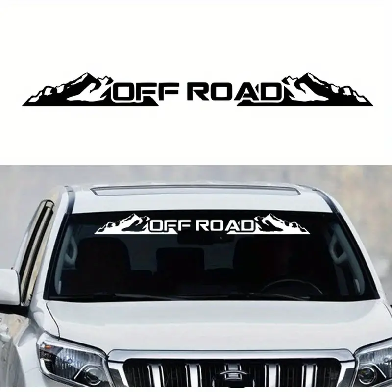 Off road – Windschutzscheiben banner aufkleber Heckscheibe - Temu