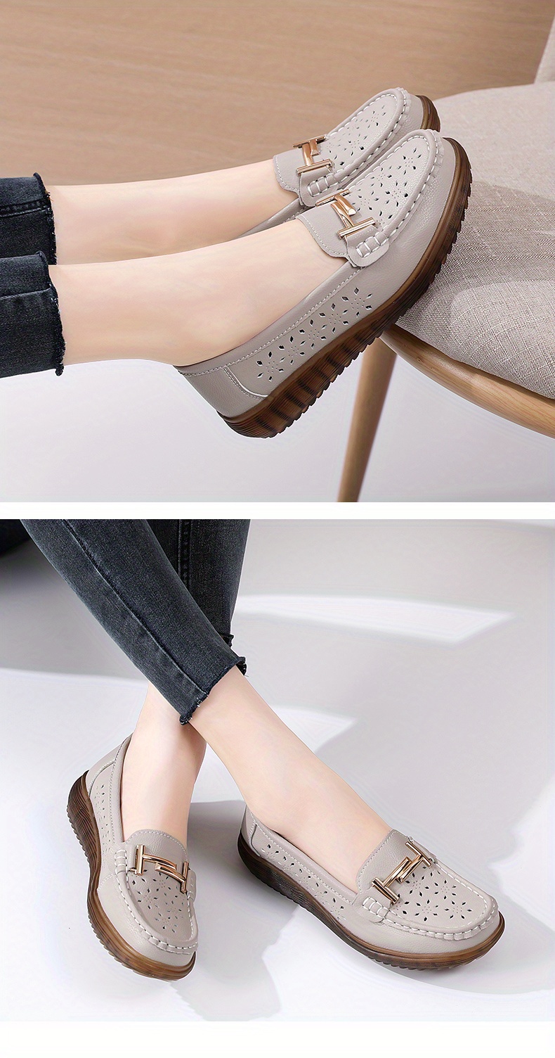 Aazon.co | DREA PAIRS Woens Loafers, Lug Sole Slip On Platfor