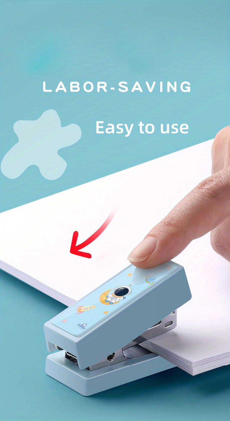 Mini Stapler Desktop Staplers Staples Set Cute Stapler Gift Temu