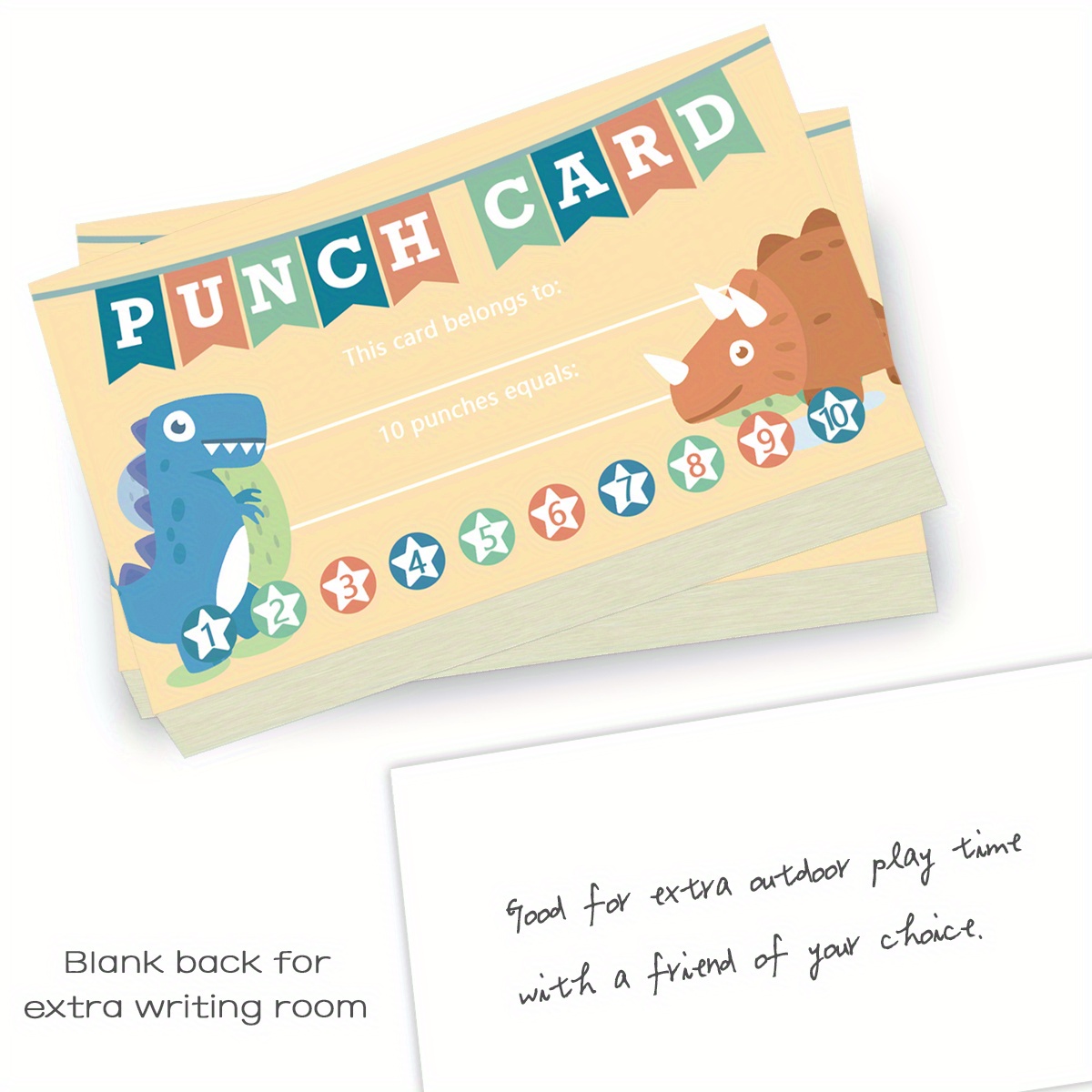 1/11pcs, Punch Cards With Hole Punch, My Reward Cards For Classroom Student  Home Behavior Incentive, For Business Loyalty Card, For Motivational Cute