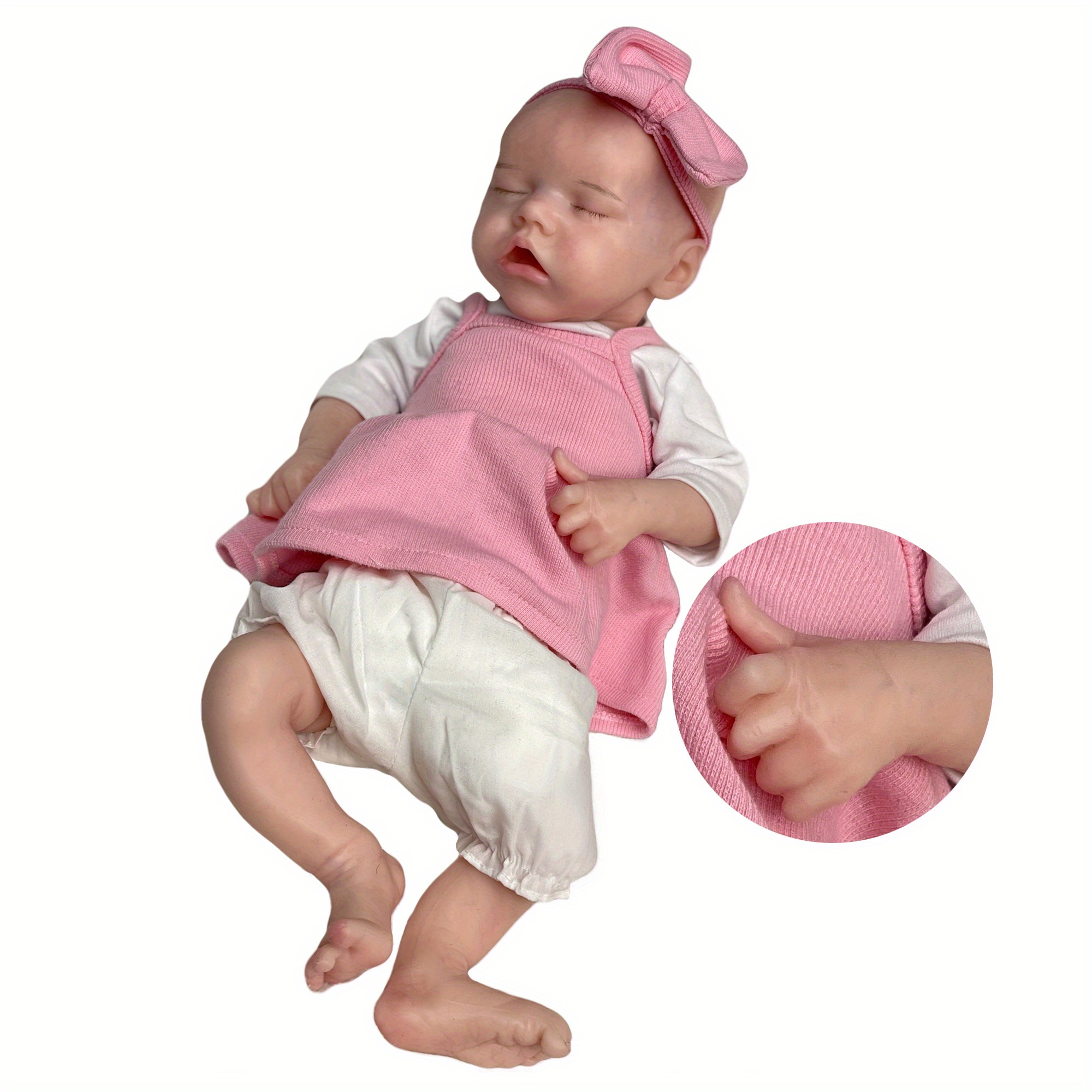 Reborn Baby Dolls, 18 Realistic Newborn Baby Dolls Girl with Soft, reborn 