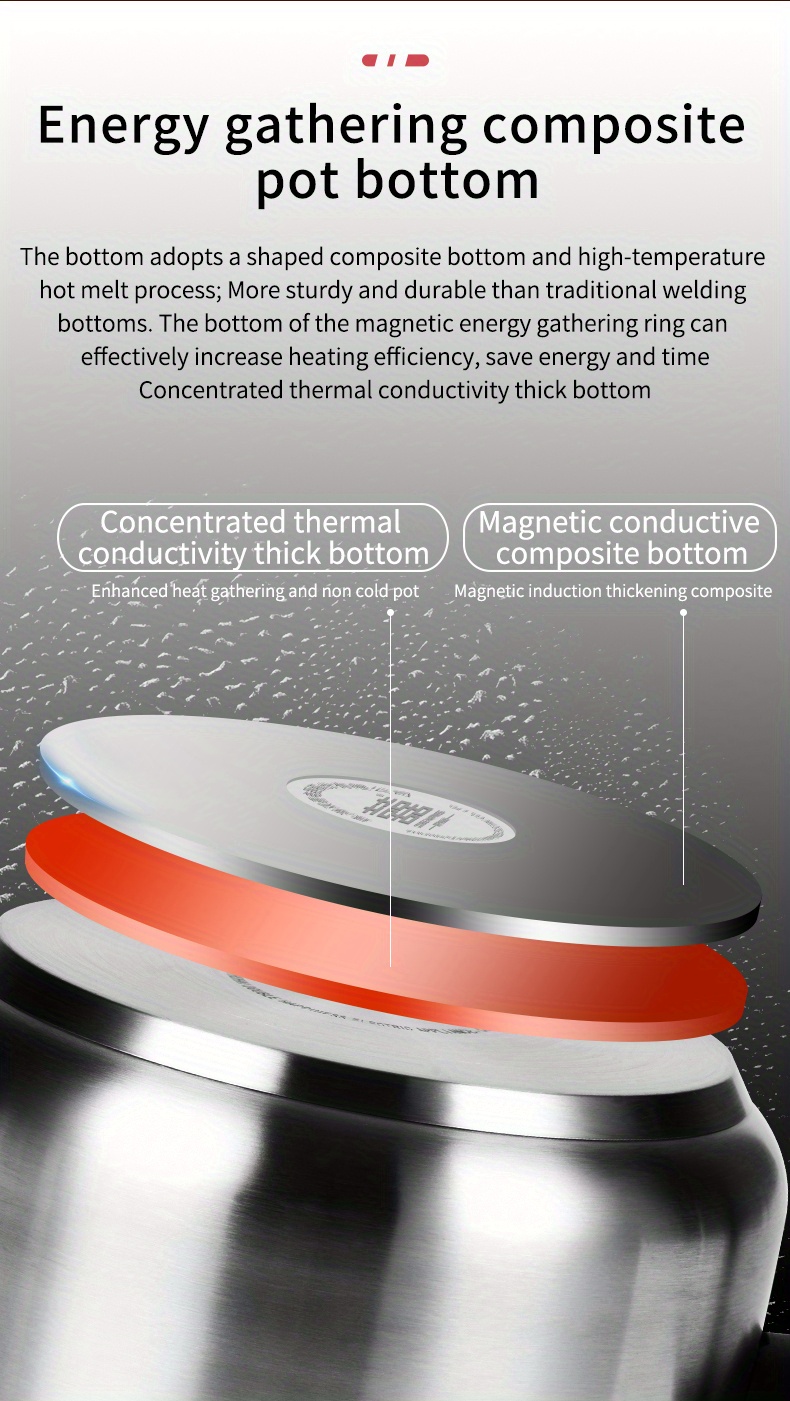 Autocuiseur imaginatif pour induction 5 litres en acier