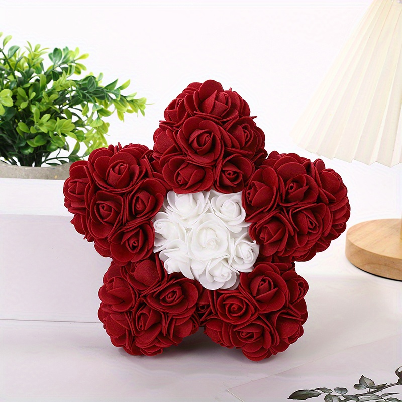 1pc Artificial Flowers 5 Petal Flower Girlfriend Anniversary Christmas