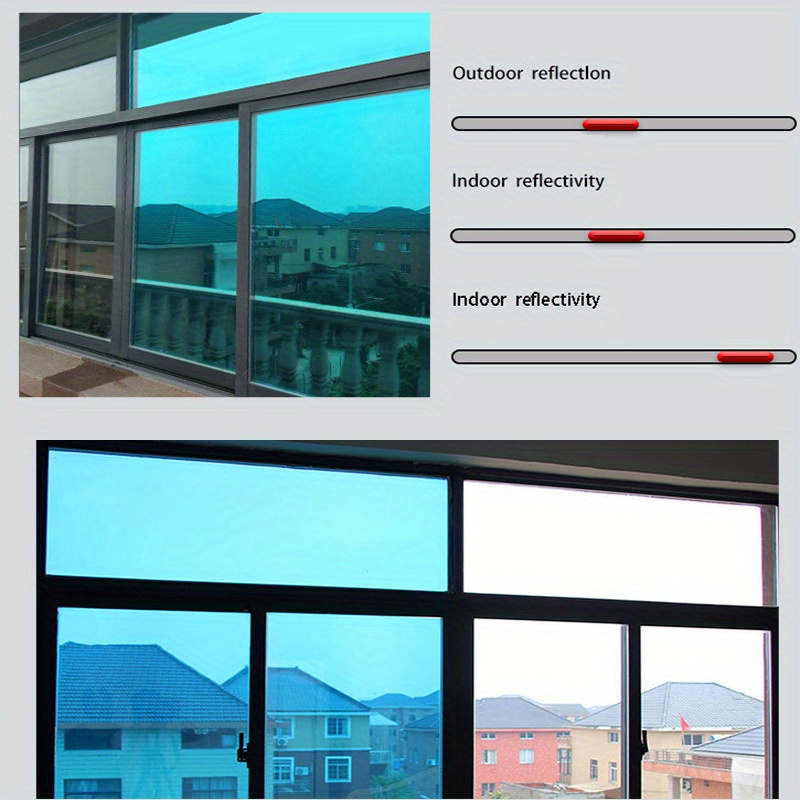 One Way Mirror Reflective Rainbow Window Film