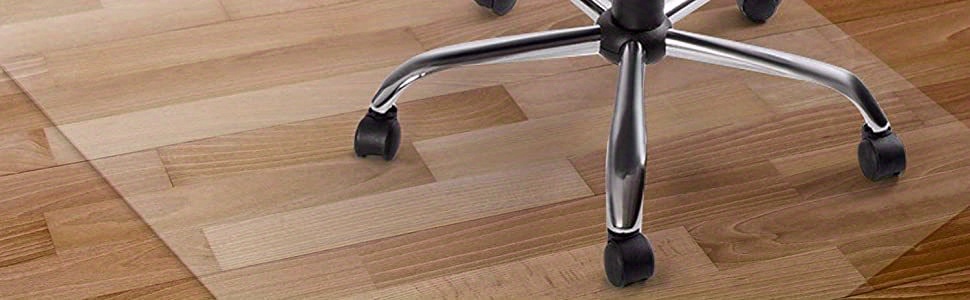 Protector de suelo transparente para alfombras y sillas de escritorio,  protector de alfombras de plástico de vinilo para madera dura, cuarto de  lavado