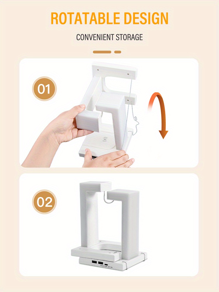 Mobile Phone Wireless Charging Power Desk Lamp