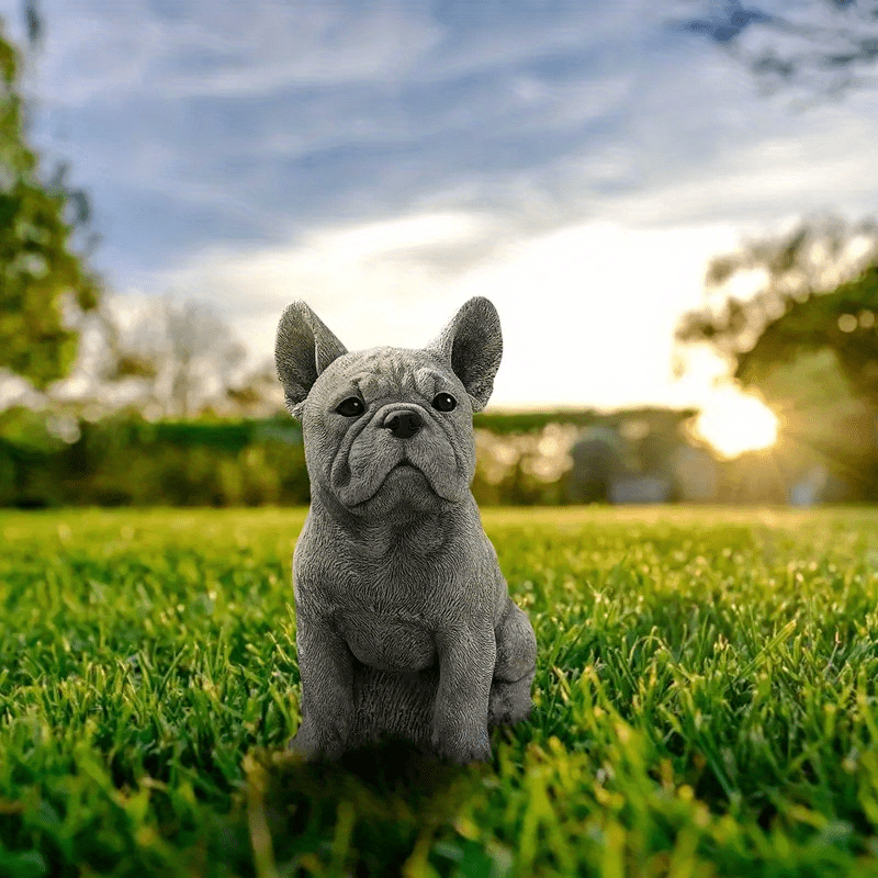 Muñeco De Simulación De Resina Para Perro, Juguete Decorativo Para