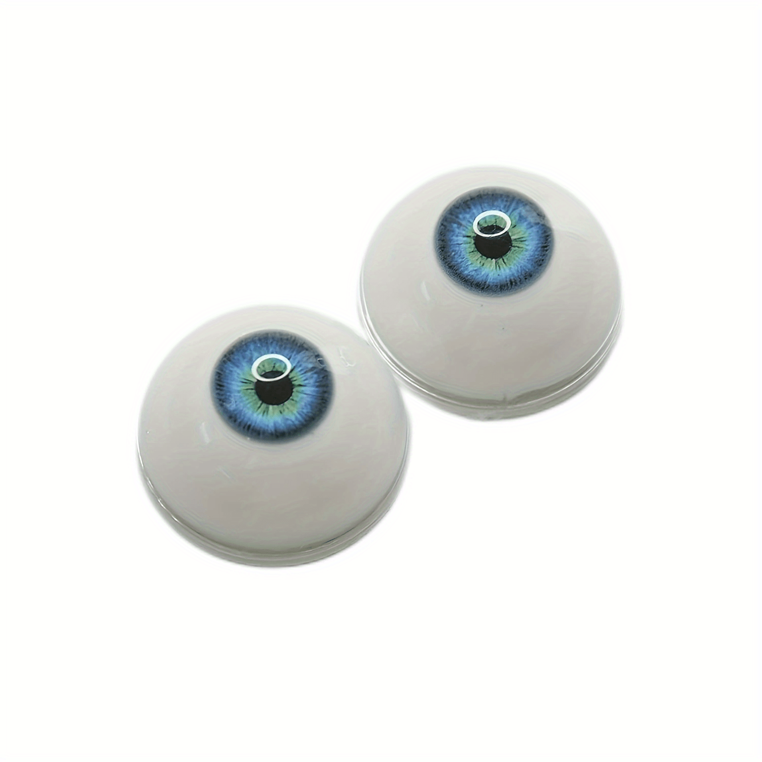 Half Round Eyeballs Realistic Acrylic Fake Eyes Halloween - Temu