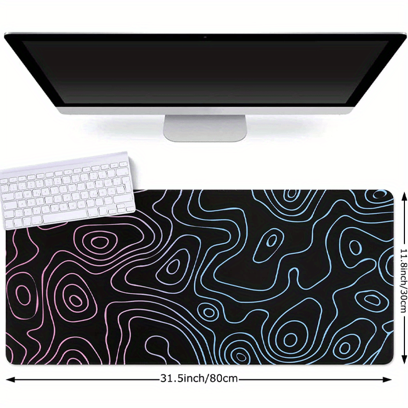 1pc Mousepad With Sketch Graphic Extra Large For Office Desk Pad Laptop Pad  Keyboard Pad Desk Desk Desk Pad Game Desk Pad Simple - Electronics - Temu  United Arab Emirates