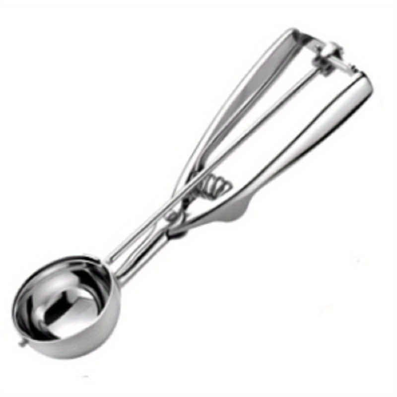 Cookie Scoop, Ice Cream Scooper with Trigger, Small, and Large Stainless  Steel Cookie Scoops for Baking, Ergonomic Handle Cookie Dough Scoop 