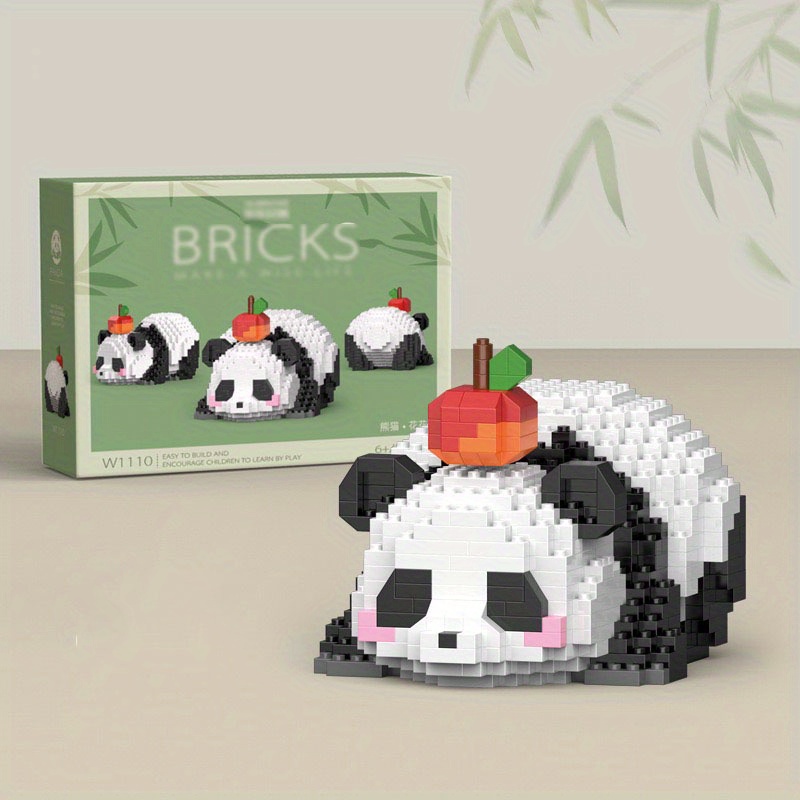 8 teile / los Kawaii Panda Action-figuren Mini Kunststoff Modell Spielzeug  Brinquedos Landschaft Tiere Puppen Kinder Geburtstagsgeschenke