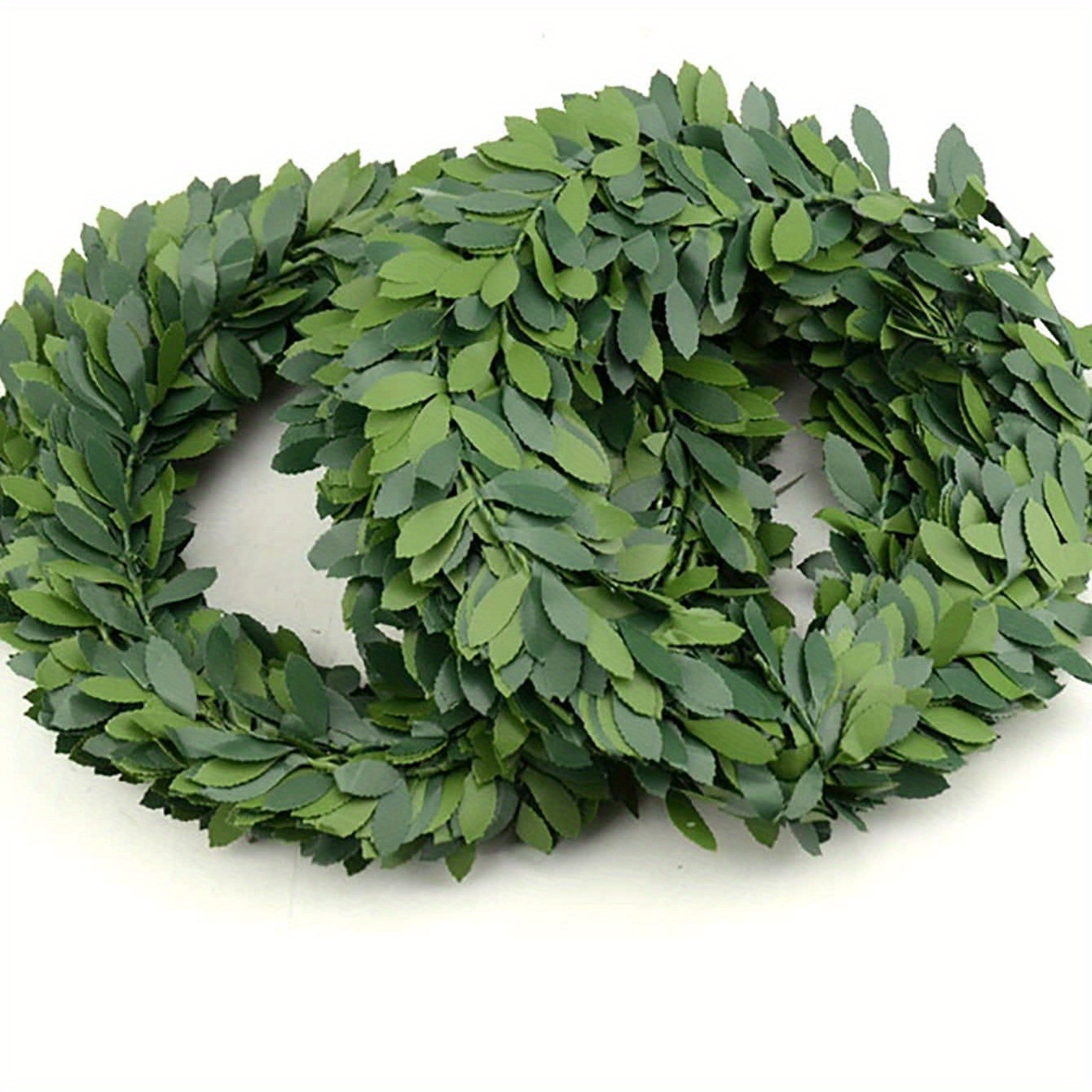 1pc 300in Green Vines Garland Artificial Ivy Garland Vine Foliage Green  Leaves Fake Vine Leaf Hanging Plants For Wedding Party DIY Green Leaves  Headba