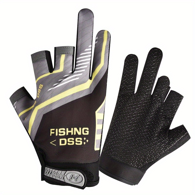 4 Colors Leaked Three finger Fishing Gloves Men Non slip - Temu United  Kingdom