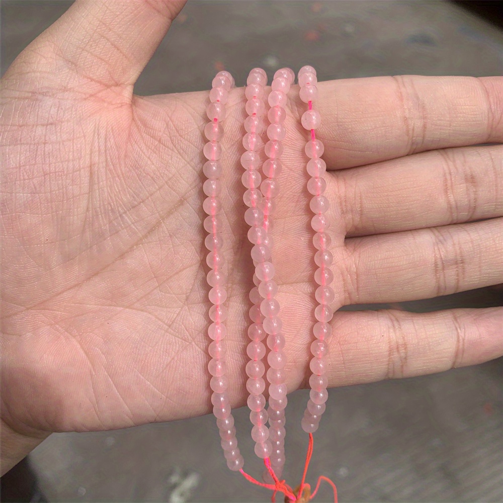 Pulsera de cuarzo rosa Pulsera de cuentas redondas AAA de 4 mm, 6 mm, 8 mm,  10 mm, pulsera curativa de piedras preciosas de cuarzo rosa Pulsera de  cristal de cuarzo rosa -  México