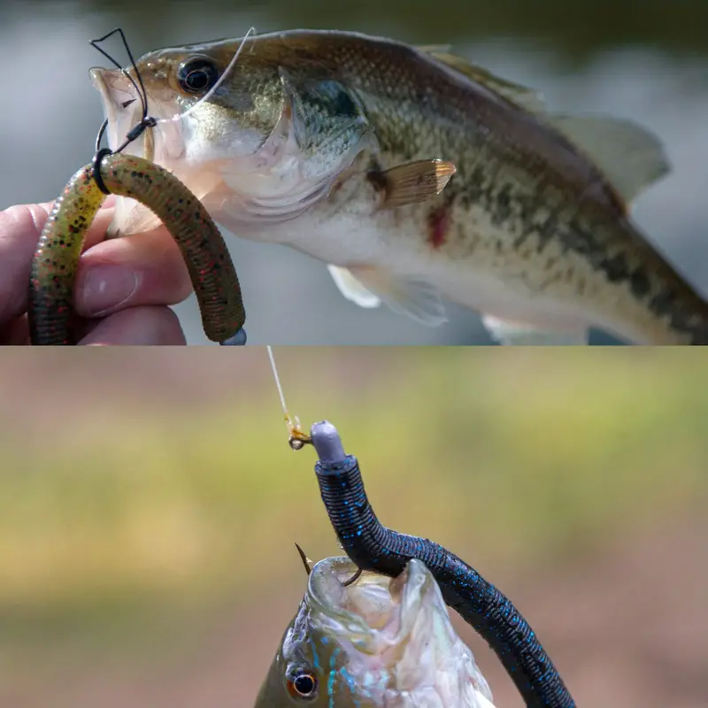 Mosodo 50pcs/lot Drop Shot Fishing Hooks Wide Gap Bass Fishhooks for Senko  Worm Lures #4 #2 #1 1/0 2/0 pesca Tackle Accessories