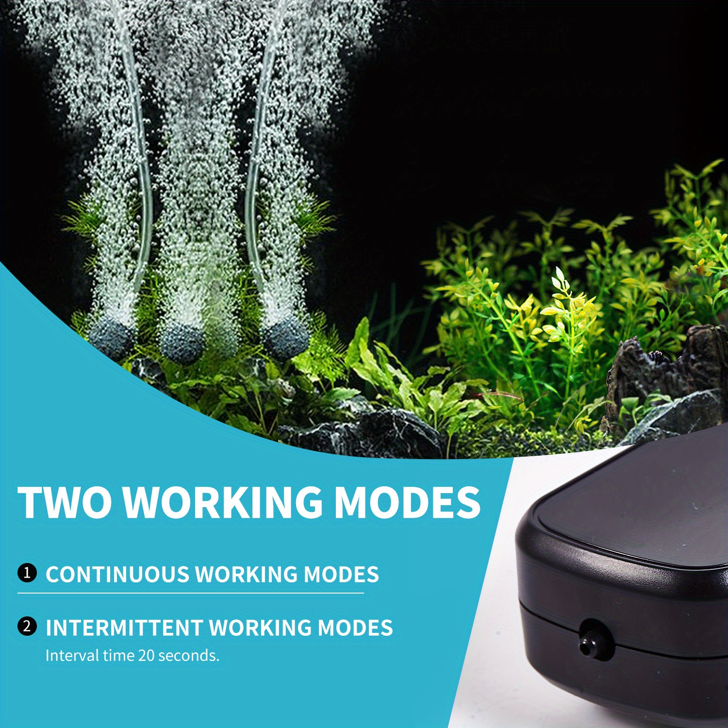 Powerful Aquarium Air Pump Accessories Optimal Oxygenation Temu