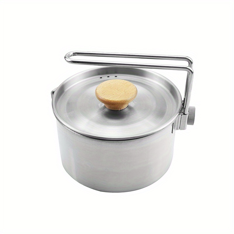 Detachable Handles Pot And Pan Set For Camping Fishing - Temu