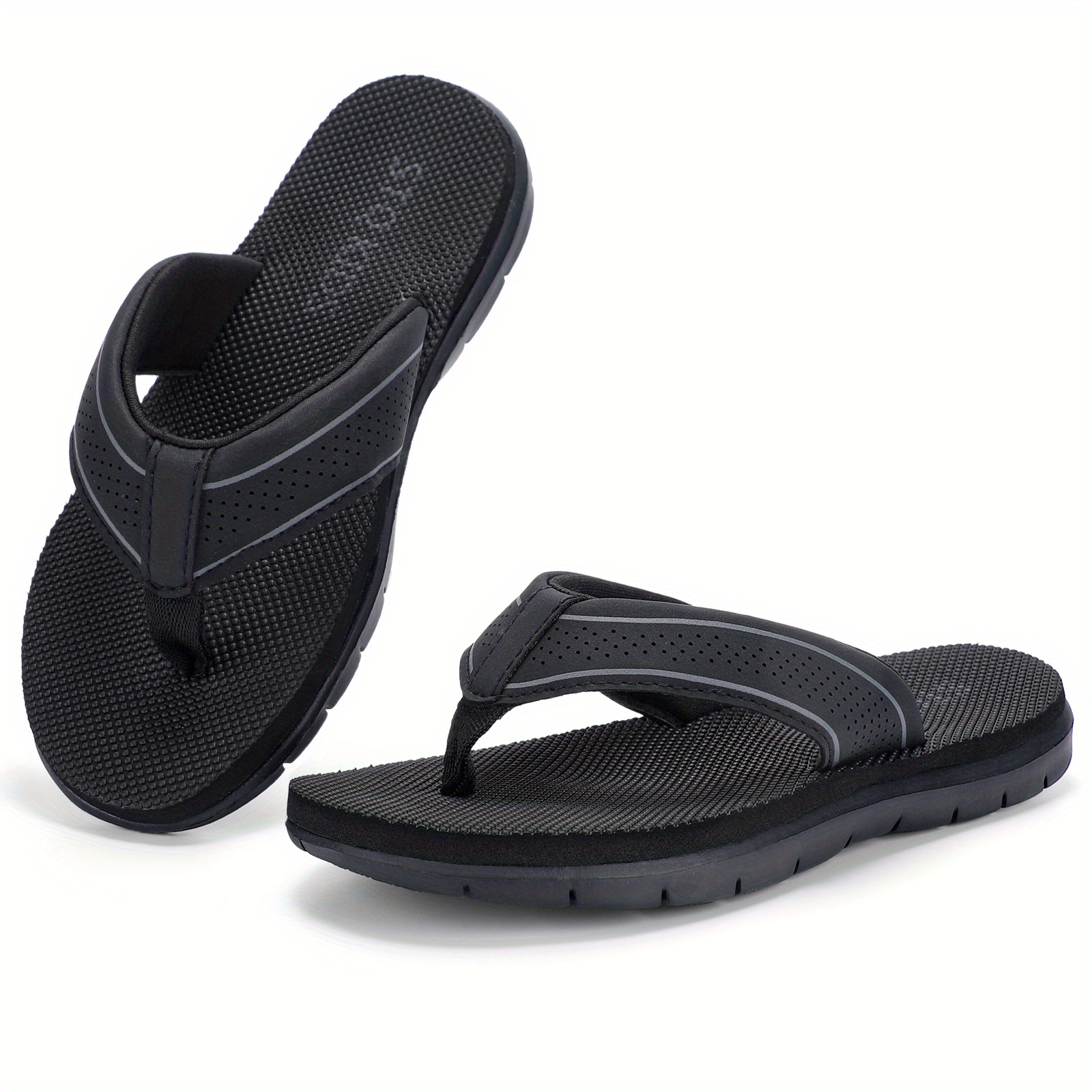 stq youngsterss flip flops non slip comfortable eva beach sandals with black strap ideal for summer activities Product details 0