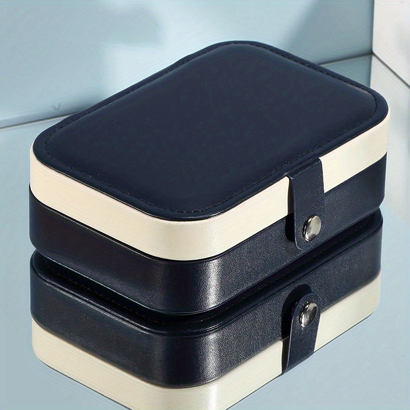 Double Layer Rectangular Jewelry Accessories Storage Box