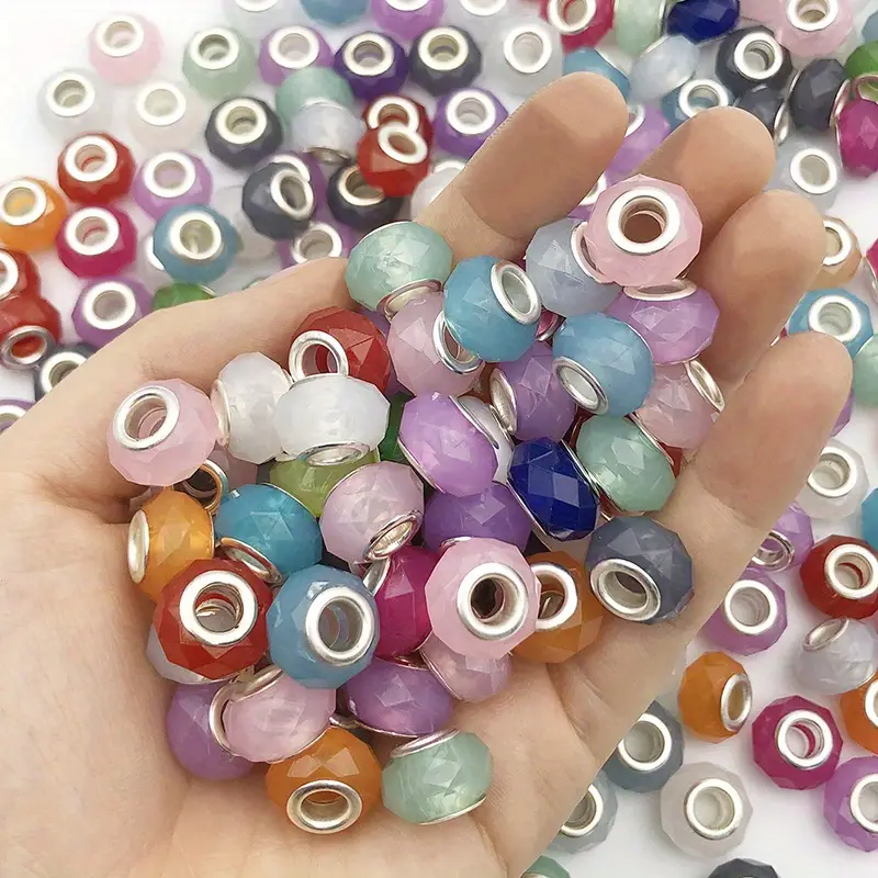 Yummy Jewelry Beads, Bright Colored Candy Beads, Rondelle Beads for  Bracelet, Necklace